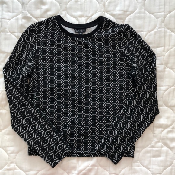 Topshop Tops - TopShop long-sleeved shirt